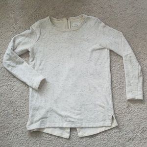 Loft soft heather gray long sleeve shirt